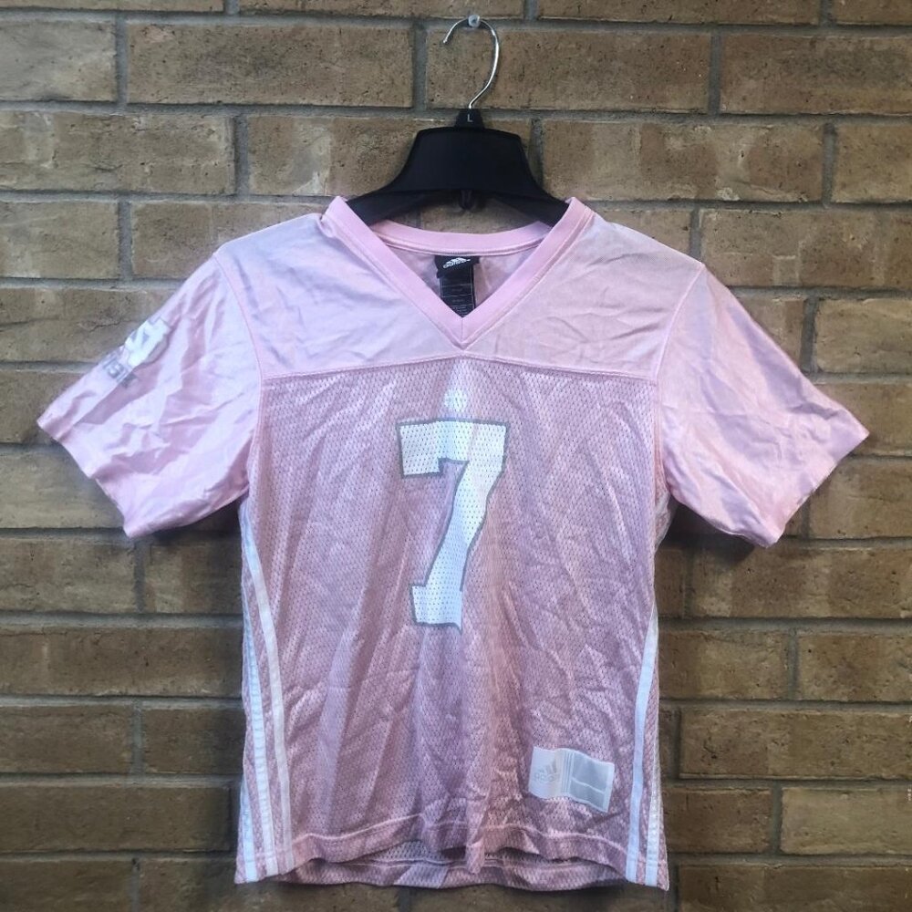 Adidas Notre Dame Pink Football Jersey #7 Women's Medium Vintage